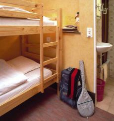 Bunk Bed Room with Shared Toilet