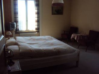 Двухместный номер с 2 отдельными кроватями и видом на горы